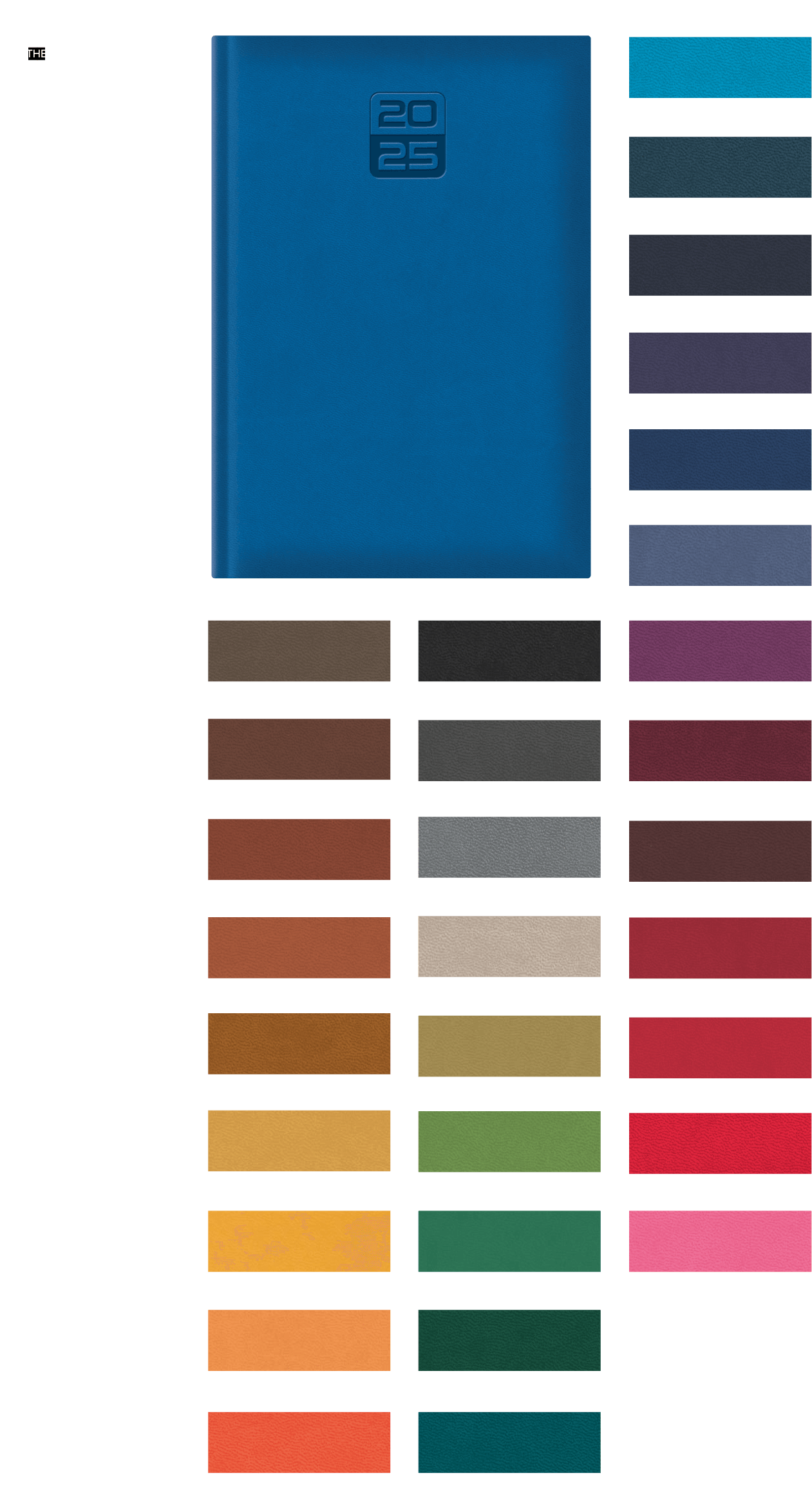 couverture matière agenda nuancier 2025 25 Tucson