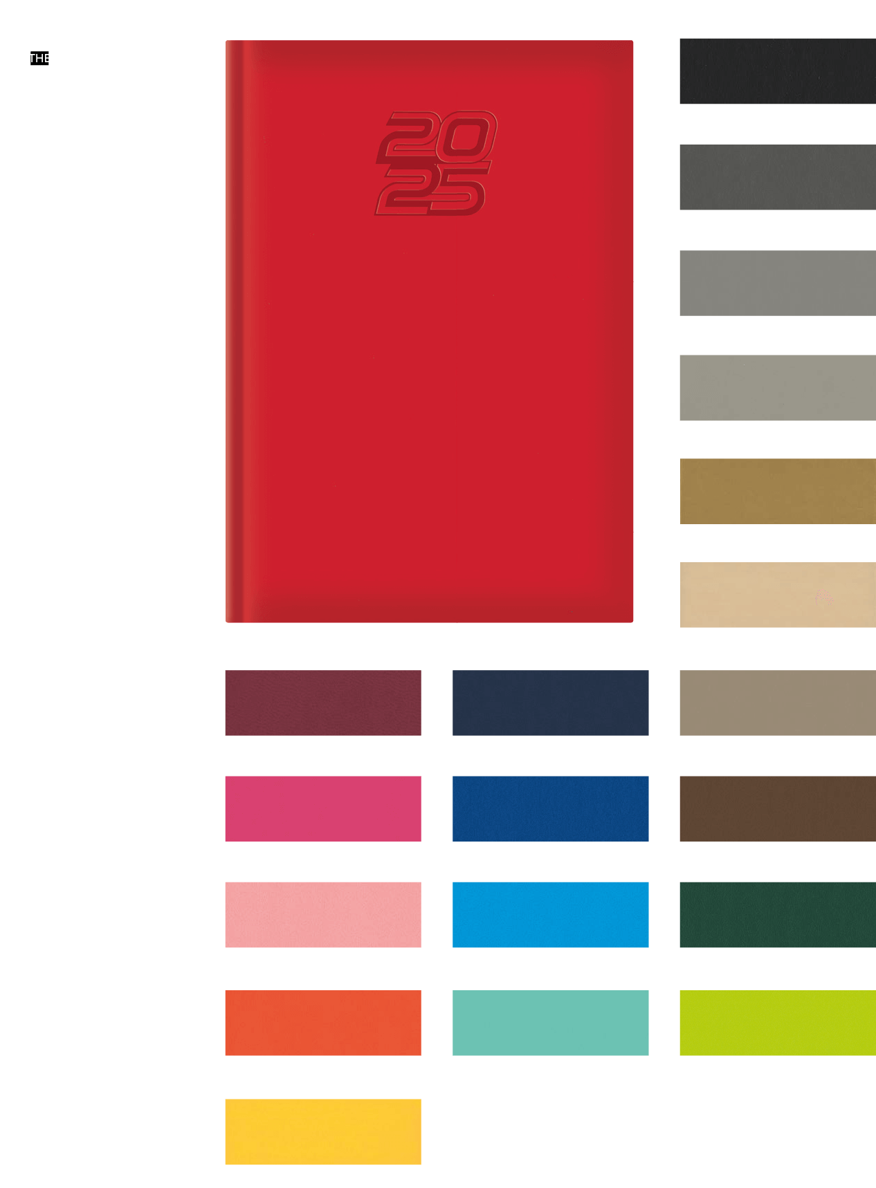 couverture matière agenda nuancier 2025 C9 MONZA