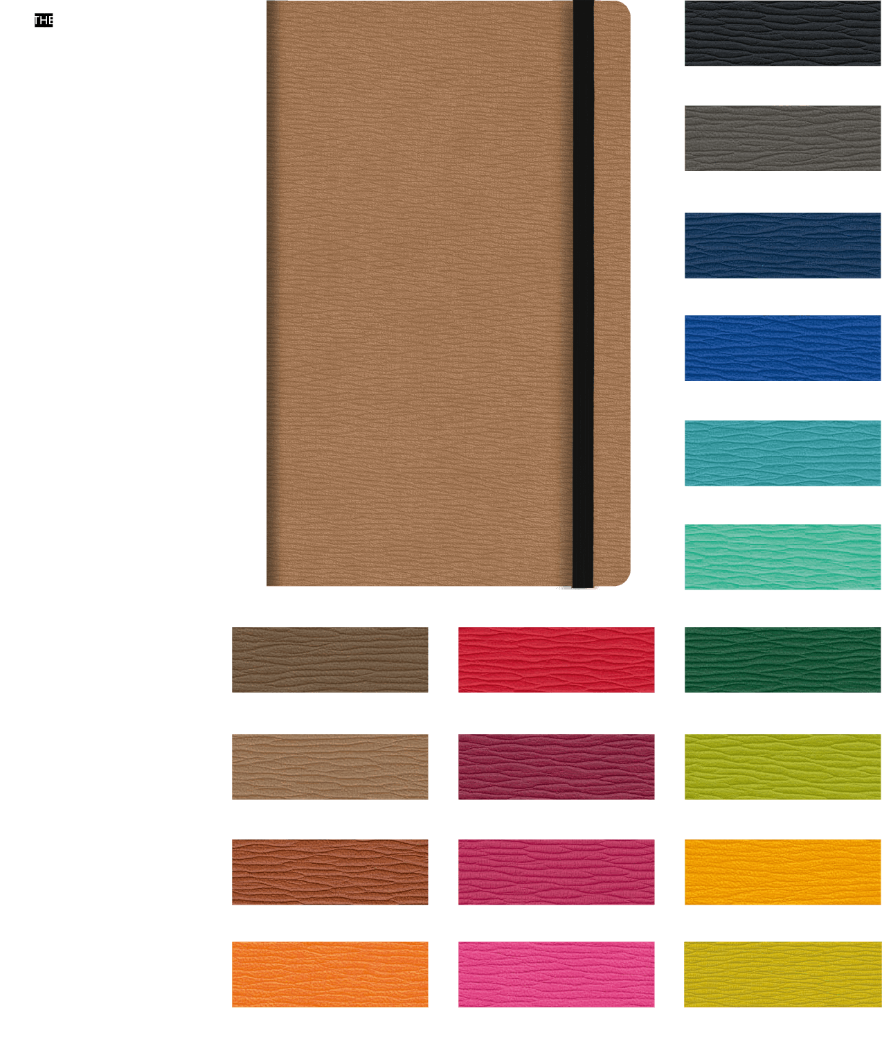 couverture matière notebook nuancier 2025 C6 RIVOLI