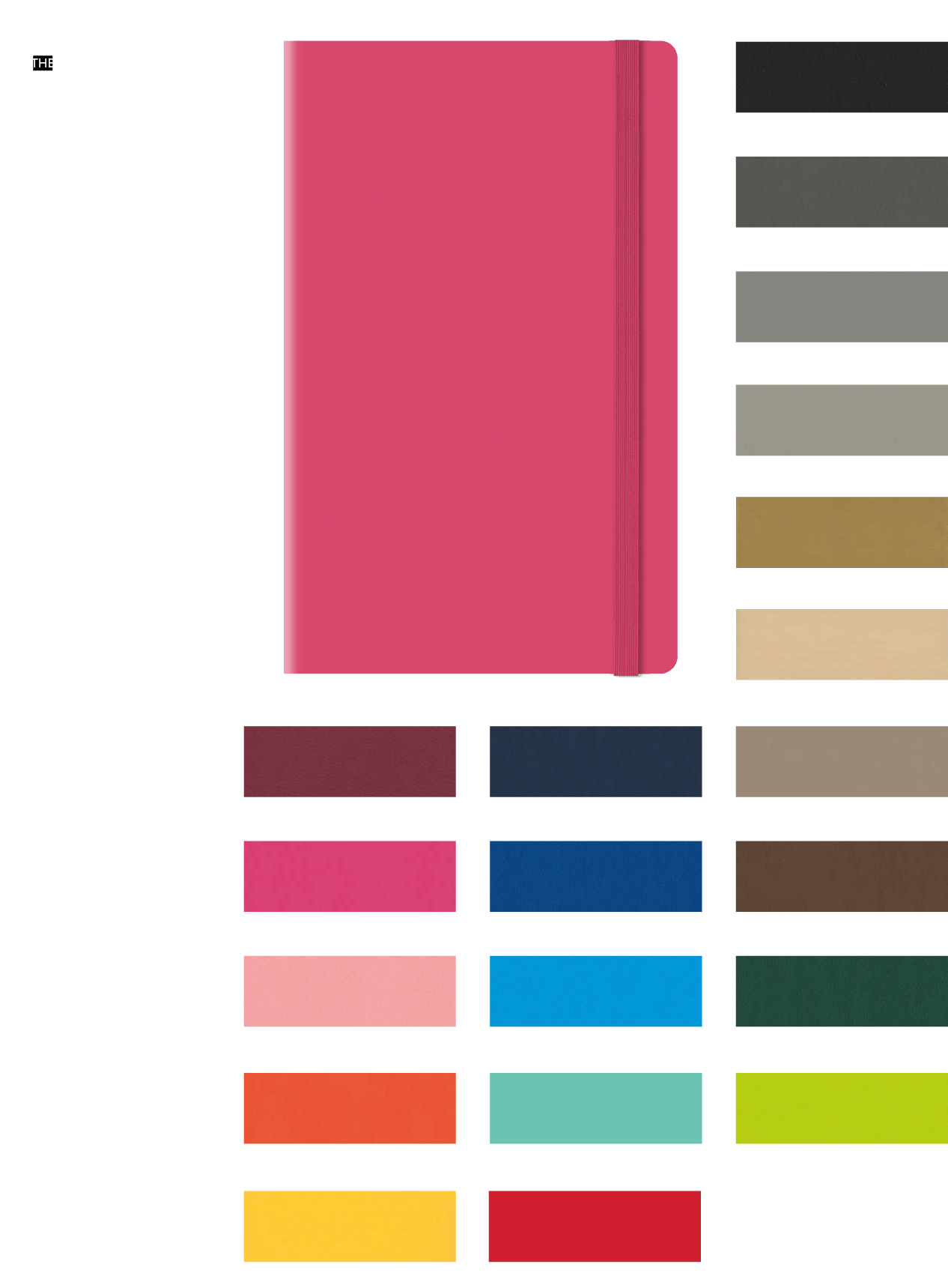 couverture matière notebook nuancier 2025 C9 MONZA