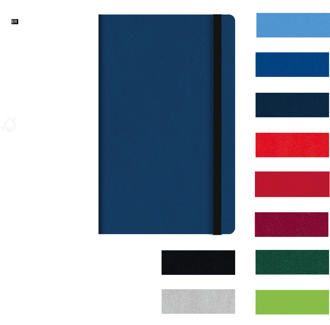 couverture matière notebook nuancier 2025 G2 MAIORI