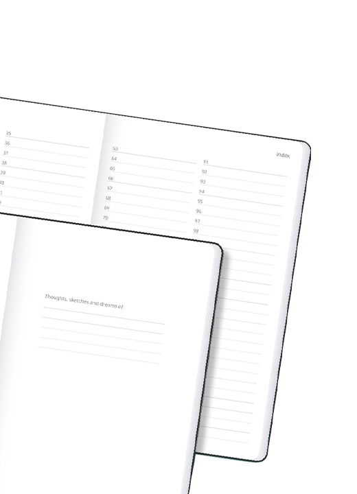 SHIRO intérieur carnet